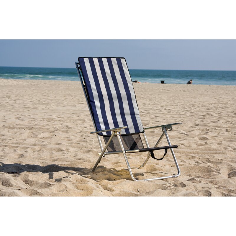 Quik Chair Shade Folding Beach Chair Reviews Wayfair Ca   Shade Folding Beach Chair 